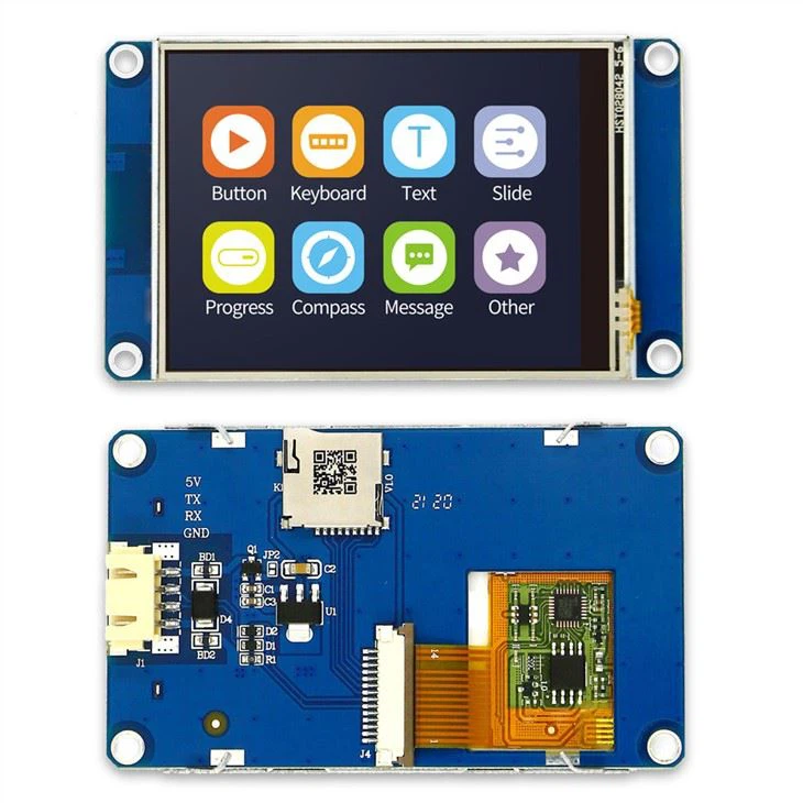Touch Panel UART Serial LCM Module For Computers/Home/Office/Healthcare Equipment